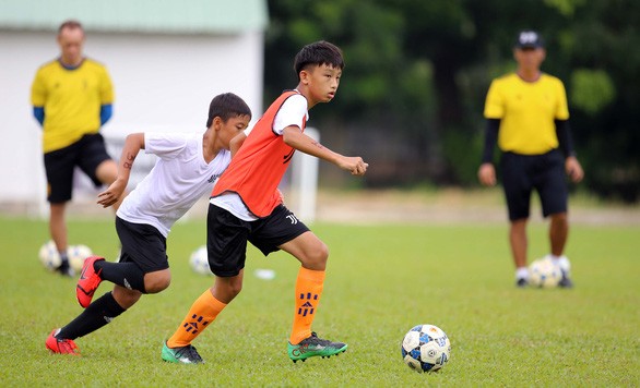 Vietnamesische Juventus-Fußballakademie wählt 36 Fußballspieler aus