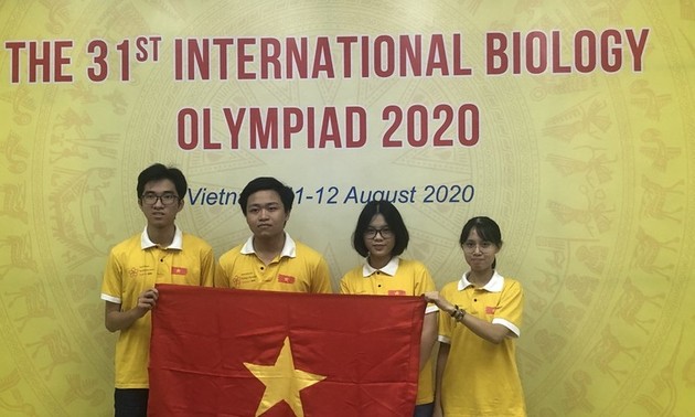 Vier vietnamesische Schüler gewinnen Preise bei internationaler Biologie-Olympiade 