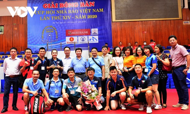Eröffnung des Tisch-Tennis-Turniers des vietnamesischen Journalisten-Verbands 2020