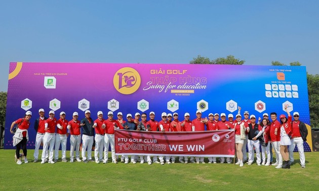 Abschluss des Golf-Turniers Thap Hung
