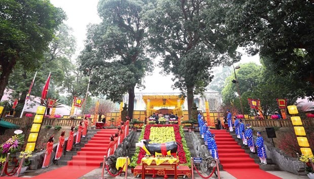 Belebung der königlichen Zeremonie der Zitadelle Thang Long