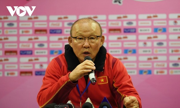 Fußball-Trainer Park Hang-seo begrüßt das Neujahrsfest in der Quarantäne