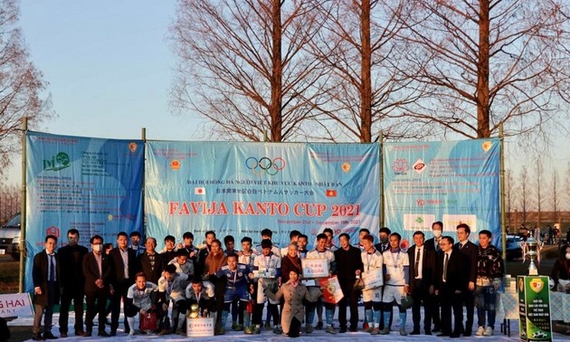 Fußballfest der Vietnamesen in Japan