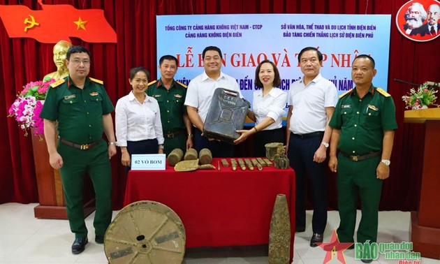 Das Museum für den Sieg in Dien Bien Phu erhält mehr als 20 Gegenstände 