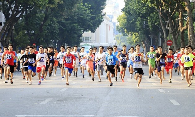 Finale des Laufwettbewerbs der Zeitung Hanoimoi 2022