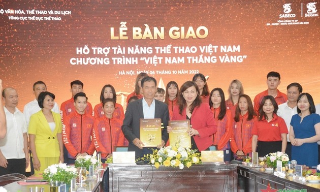 Unterstützung von mehr als 213.000 Euro für vietnamesische Sporttalente