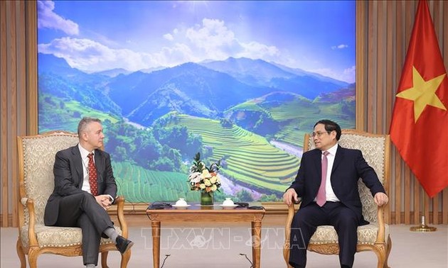 Premierminister Pham Minh Chinh empfängt den belgischen Botschafter