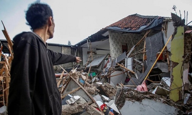 Erdbeben: Die vietnamesischen Spitzenpolitiker schicken Beileidtelegramm an Indonesien 