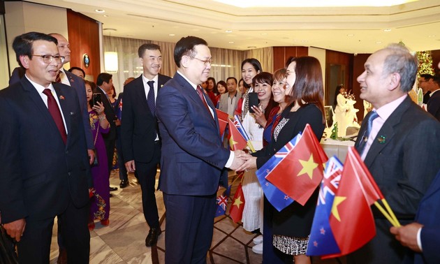 Parlamentspräsident Vuong Dinh Hue beendet erfolgreich seine Besuche in Australien und Neuseeland