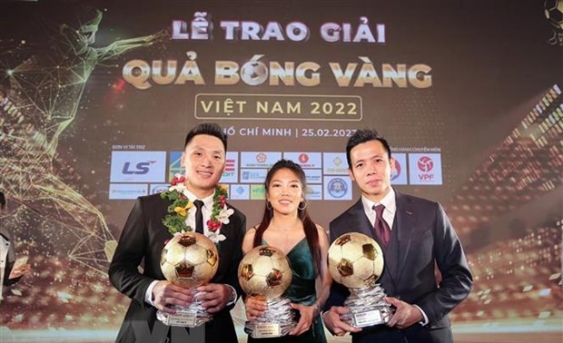 Van Quyet und Huynh Nhu bekommen den Goldenen Ball 2022