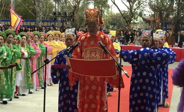 Das Fest im Tranh-Tempel wird als nationales immaterielles Kulturerbe anerkannt