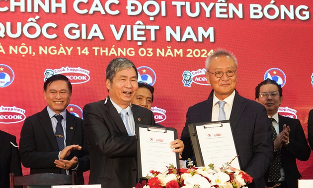 Offizielle Sponsoren für vietnamesische Fußballmannschaften 2024