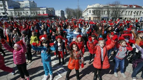 В России отметили первую годовшину со дня присоединения Крыма к РФ