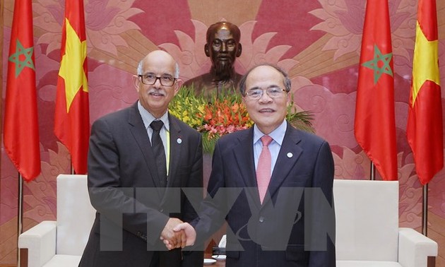 Председатель НС СРВ Нгуен Шинь Хунг принял председателя верхней палаты Марокко