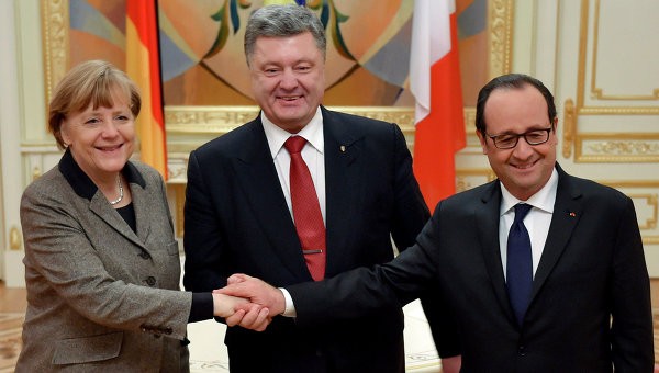 Лидеры ФРГ, Франции и Украины призывают к выполнению Минских соглашений