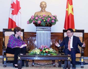 Министр Канады по международному развитию и Франкофонии находится во Вьетнаме с визитом