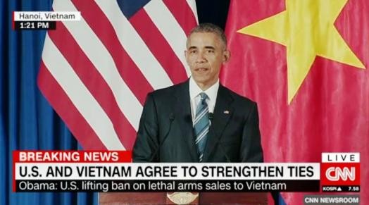 ИноСМИ осветили заявление Обамы о снятии эмбарго на поставку оружия Вьетнаму 