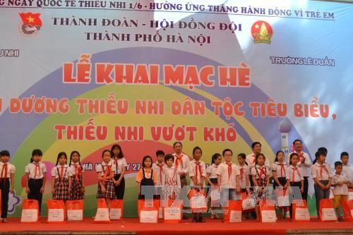 Фонд помощи вьетнамским детям организуют полезные мероприятия детей