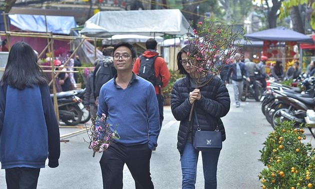 Оживленная предновогодняя атмосфера в разных районах Вьетнама