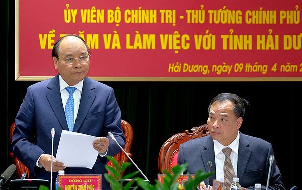 Нгуен Суан Фук провел рабочую встречу с властями провинции Хайзыонг