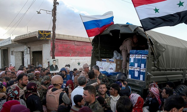 Россия создала в Сирии Центр приема, распределения и размещения беженцев