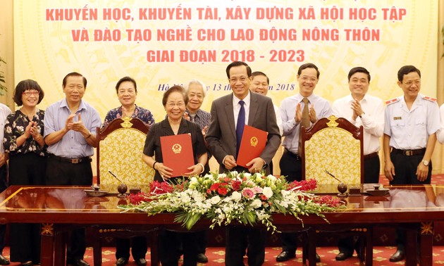 Вьетнам стремится повысить качество профобучения трудящихся в сельских районах 