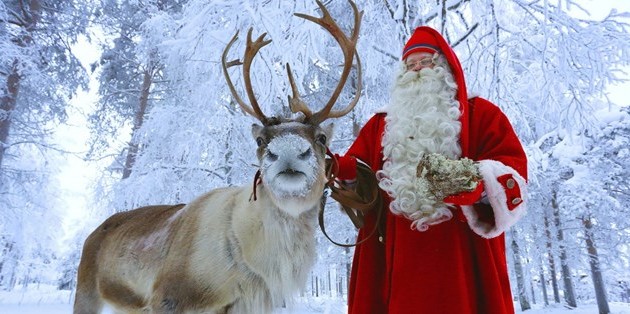 Финский Санта-Клаус отправился в традиционное рождественское путешествие