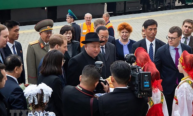 Мероприятия лидера КНДР Ким Чен Ына во Владивостоке в ходе визита в РФ