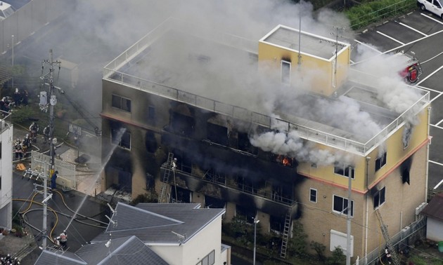 Число жертв пожара на аниме-студии в Киото возросло до 33