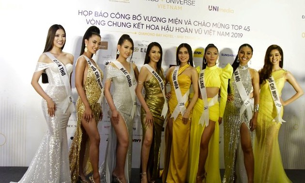 45 красавиц вышли в полуфинал и финал вьетнамского конкурса «Мисс Вселенная» 2019