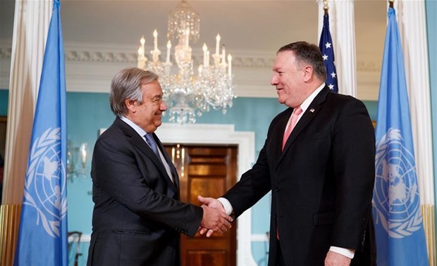 Госсекретарь США и генсек ООН обсудили кризис на Ближнем Востоке