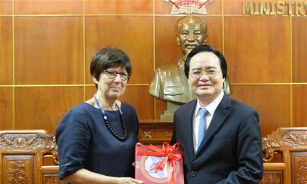 Belgia meneruskan aktivitas-aktivitas kerjasama dengan Vietnam tentang pendidikan dan pelatihan