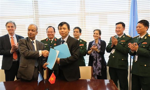 Vietnam dan PBB menandatangani nota kesepahaman tentang pengiriman rumah sakit lapangan ke Sudan Selatan