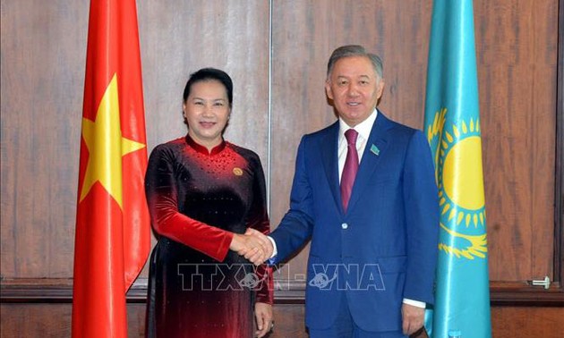 Ketua MN Vietnam, Nguyen Thi Kim Ngan melakukan pertemuan dengan Ketua Majelis Rendah Kazakhstan, Nurlan Nigmatulin