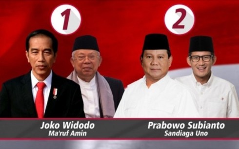 Pemilihan Indonesia 2019: Kompetisi  terakhir dari dua calon presiden