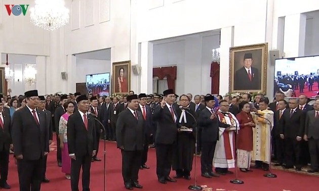 Indonesia mengumumkan susunan kabinet baru masa bakti 2019-2024