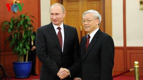 Sekjen, Presiden Vietnam, Nguyen Phu Trong mengirim tilgram ucapan selamat sehubungan dengan Hari Nasional Federasi Rusia