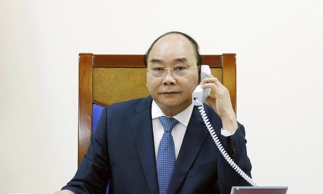 PM Vietnam, Nguyen Xuan Phuc melakukan pembicaraan telepon dengan PM Jepang, Abe Shinzo