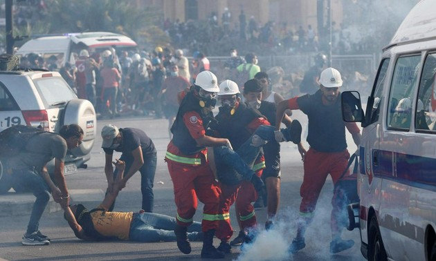 Lebanon: 238 orang yang terluka dalam demonstrasi-demonstrasi