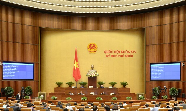 MN membahas rancangan resolusi mengenai pemerintahan perkotaan di Kota Ho Chi Minh dan mengesahkan resolusi mengenai personalia