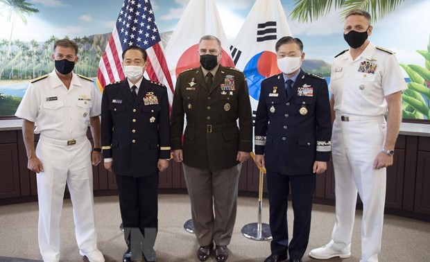 AS, Republik Korea dan Jepang Berkomitmen Perkuat Kerja Sama Militer
