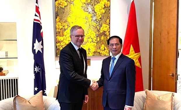 Menlu Vietnam, Bui Thanh Son Lakukan Kunjungan Kehormatan Kepada PM Australia