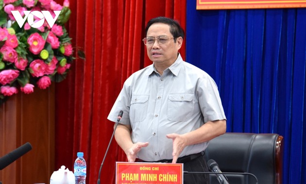 PM Pham Minh Chinh Lakukan Temu Kerja Dengan Pimpinan Teras Provinsi Binh Duong tentang Pengucuran Modal Investasi Publik dan Pemulihan Ekonomi