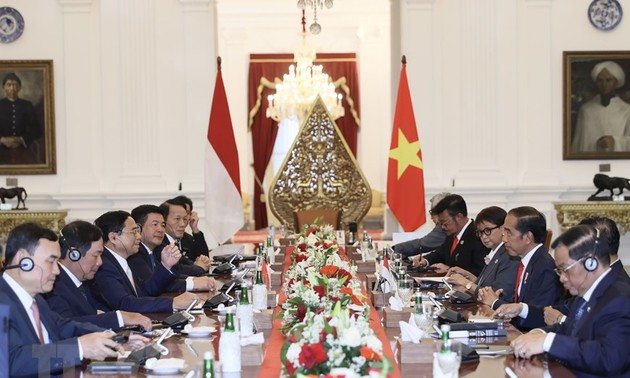 Vietnam dan Indonesia Berupaya Mencapai Nilai Perdagangan Bilateral Sebanyak 15 Miliar USD pada tahun 2028