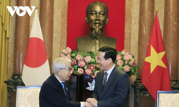 Presiden Vietnam, Vo Van Thuong Terima Ketua Majelis Tinggi Jepang