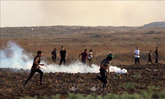Israel Menumpas Demonstran Palestina di Garis Perbatasan dengan Jalur Gaza