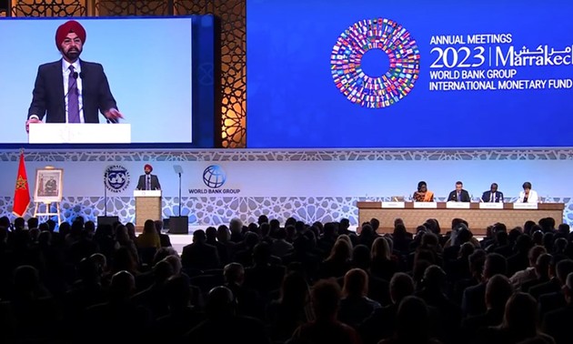 Konferensi Musim Gugur IMF-WB: Imbau Bantuan dalam Mengentaskan Kelaparan dan Kemiskinan serta Menanggulangi Perubahan Iklim