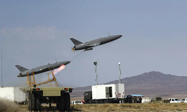 Iran Lakukan Serangan Berskala Besar dengan Rudal dan UAV Terhadap Israel