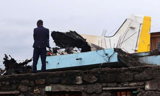 RDC : 23 morts dans le crash au décollage d’un avion sur un quartier de Goma
