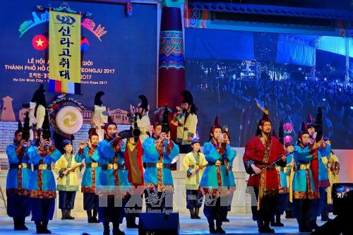 Ouverture de la fête mondiale des cultures de 2017 Ho Chi Minh-ville-Gyeongju